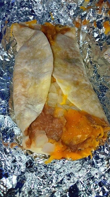 Beans & cheese.