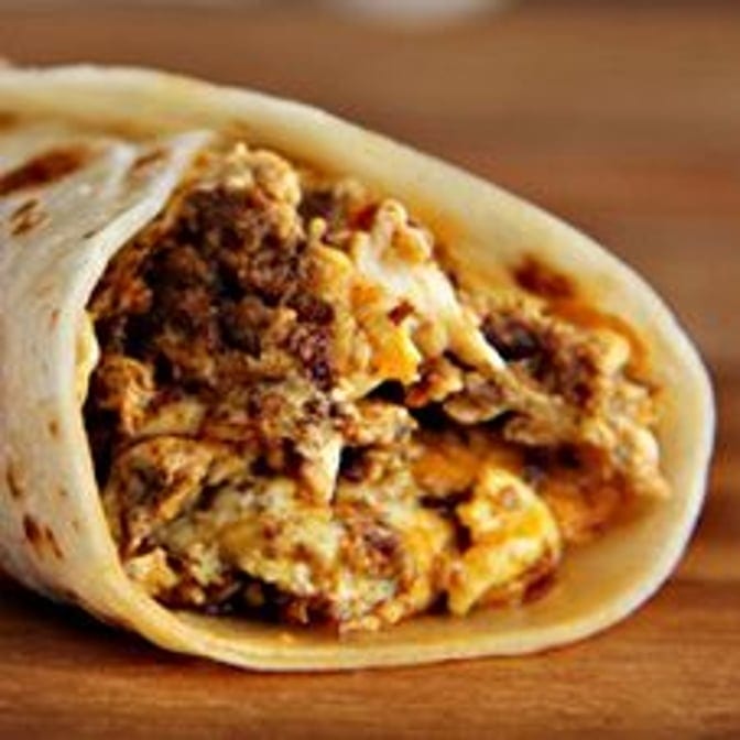 Chorizo & egg.